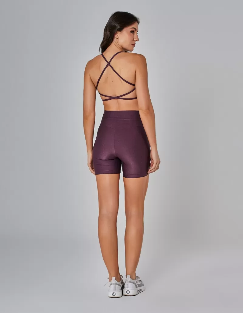 Vestem - Ebony Tulip Flat Belly Shorts - SH679.I25.C0550