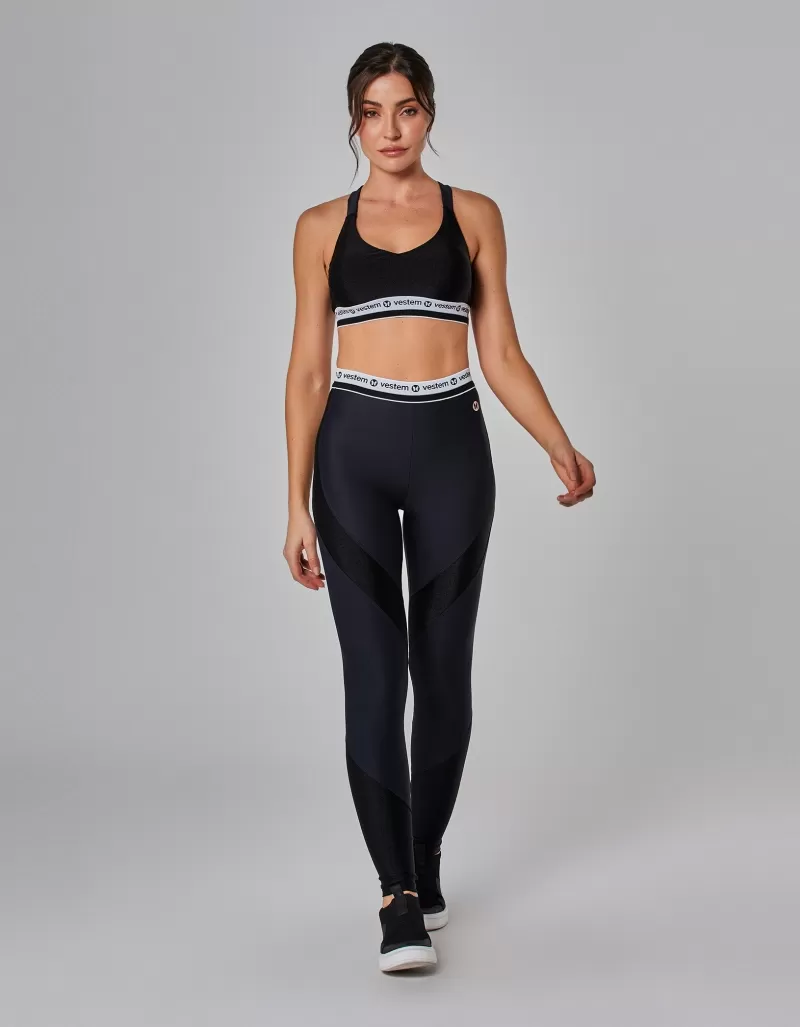 Vestem - Bounce Medium Support Top Black - TOP1113.I25.C0002