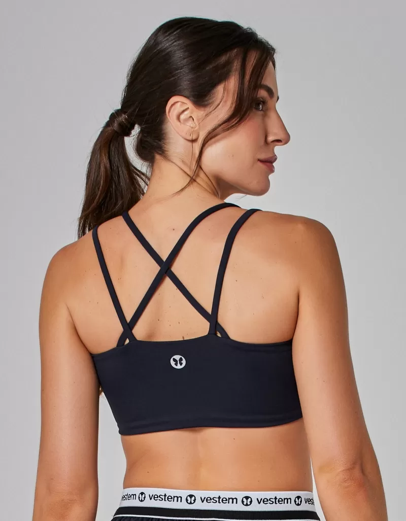 Vestem - Black Spring Medium Support Top - TOP1114.I25.C0002