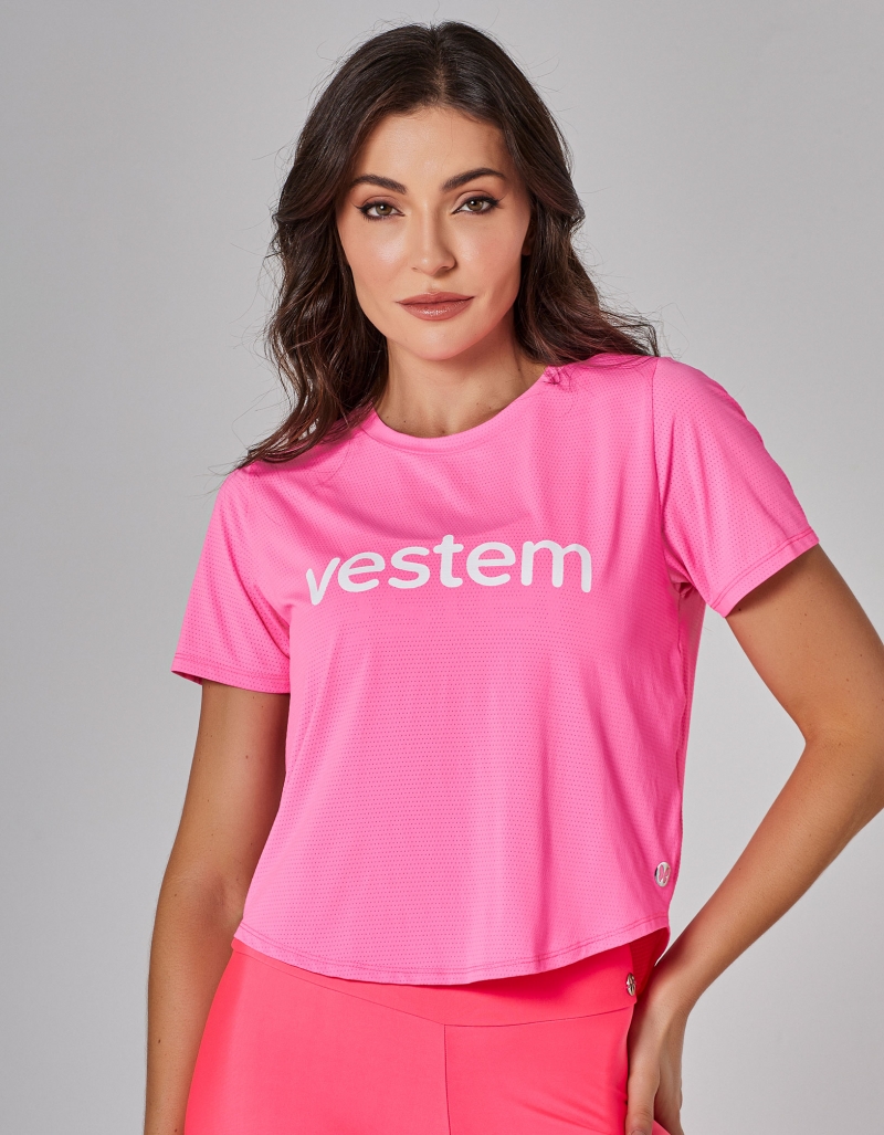 Vestem - Dry Fit Ambassadors Short Sleeve Shirt Pink Aurora - BMC772.ESS.C0526