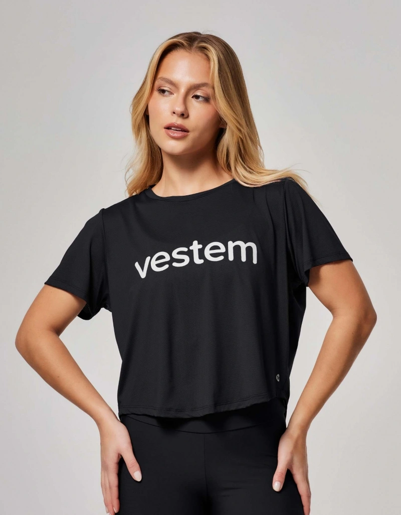 Vestem - Dry Fit Ambassador Short Sleeve Shirt Black - BMC772.ESS.C0002