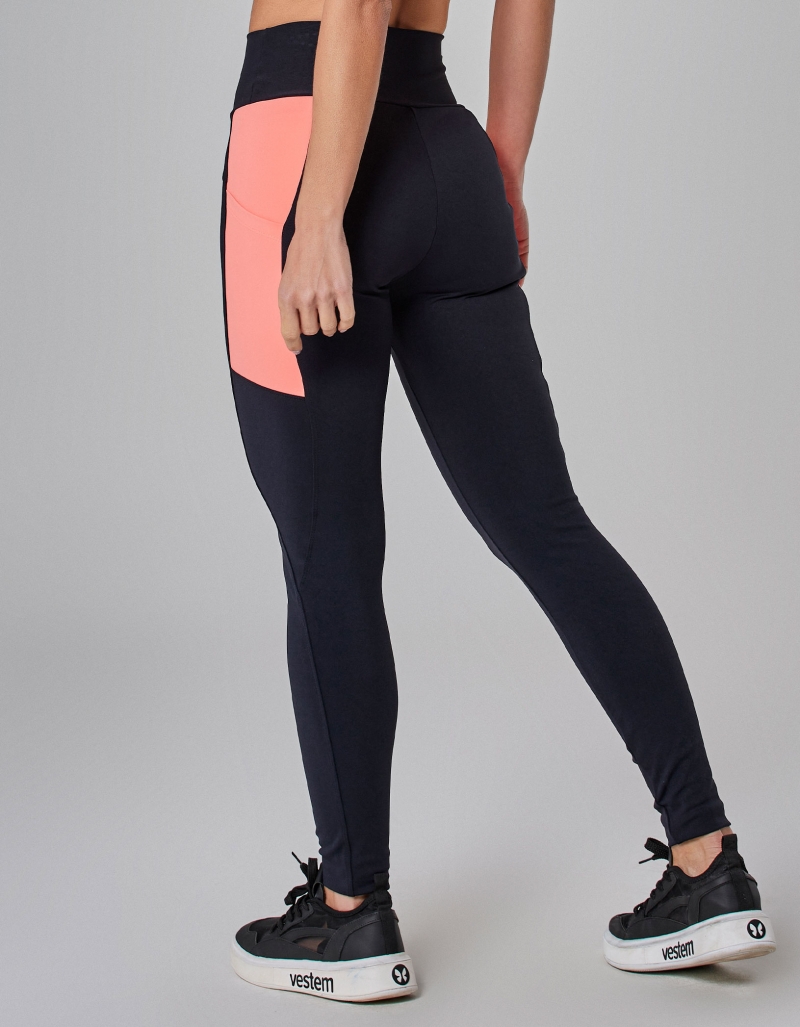 Vestem - Legging Legging Bicolor Rhythm Black - FS1481.I25.C0002 Vestem - Legging Legging Bicolor Rhythm Black - FS1481.I25.C0002