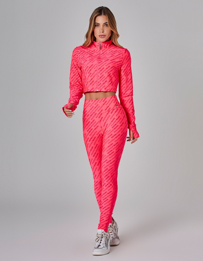 Vestem - Vestem Athletica Pitaya Cropped Jacket - JAC252.I25.E1319.I25 Vestem - Vestem Athletica Pitaya Cropped Jacket - JAC252.I25.E1319.I25
