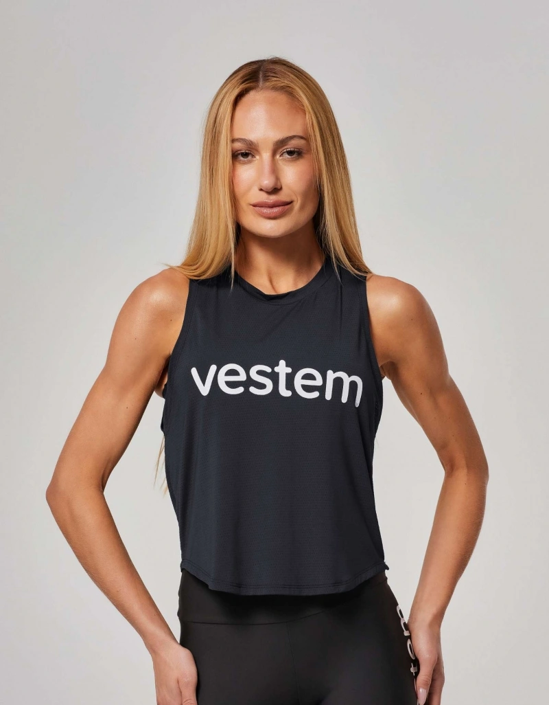 Vestem - Dry Fit Ambassador Tank Shirt Black - REG791.ESS.C0002