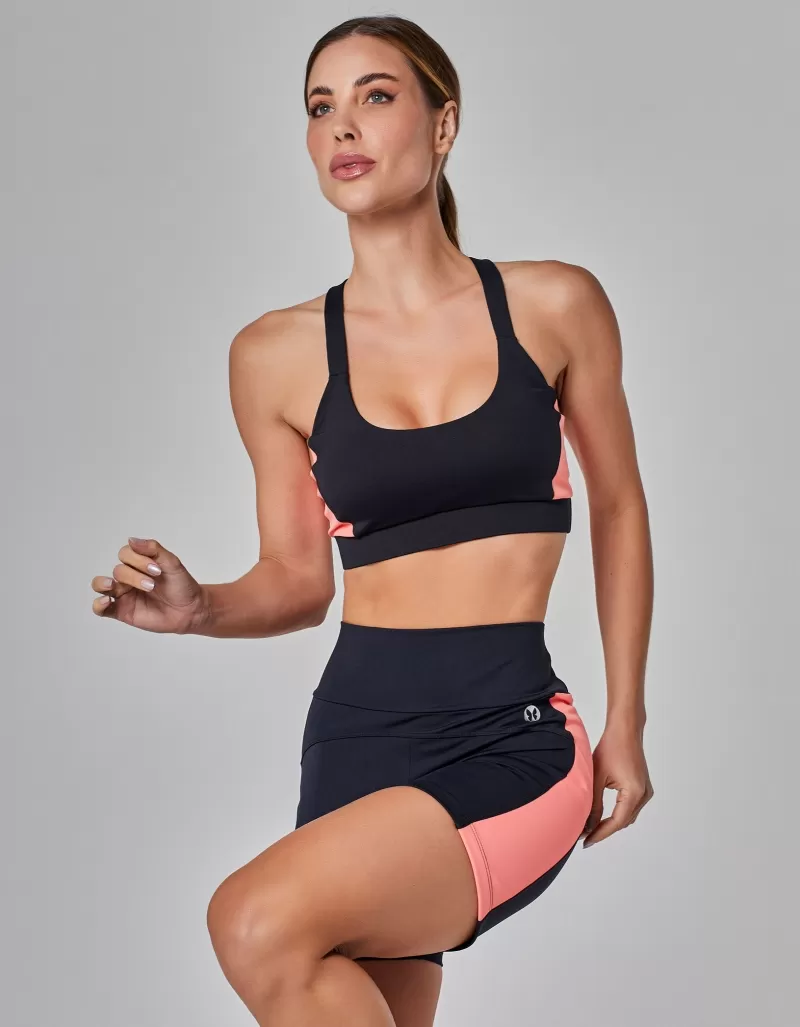 Vestem - Black Rhythm Bicolor Shorts - SH681.I25.C0002