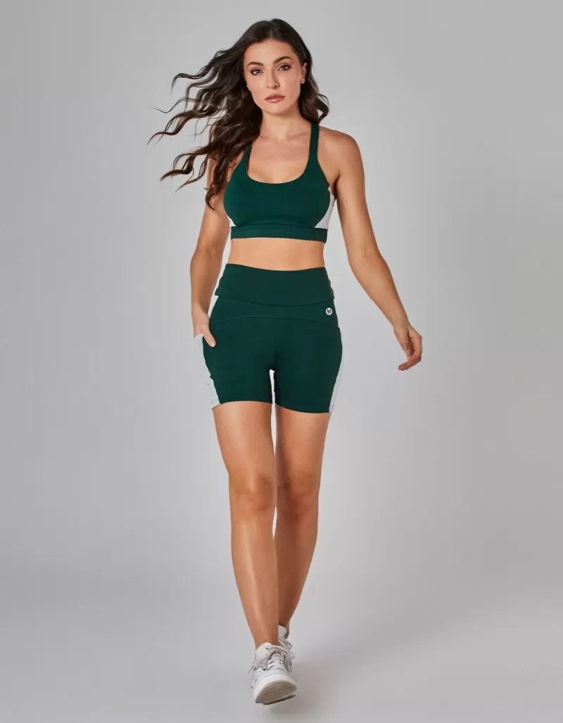 Vestem - Bicolor Ritmo Green Eden Shorts - SH681.I25.C0512