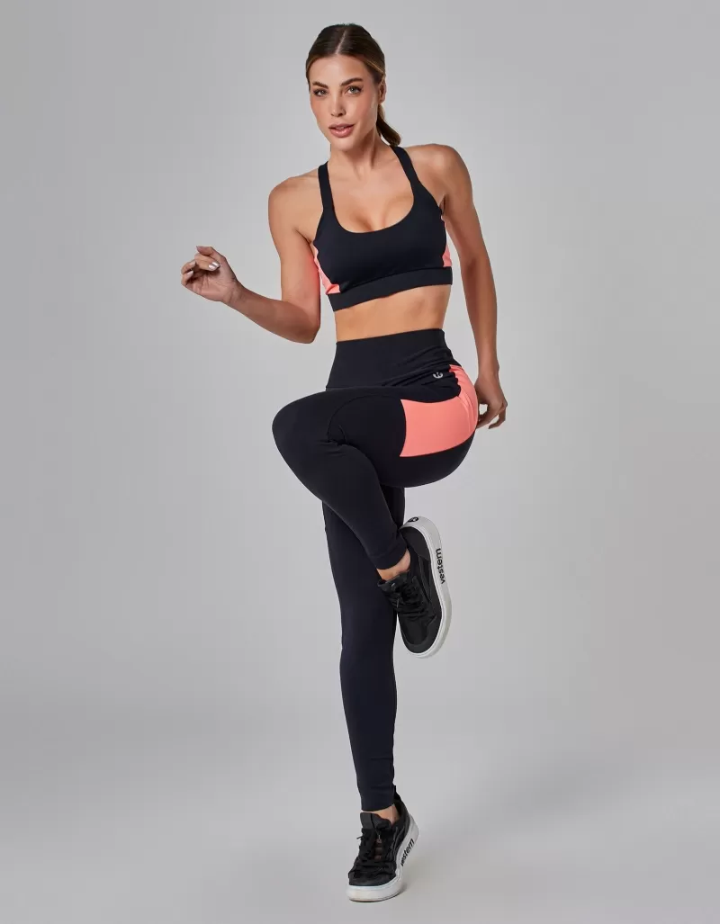 Vestem - High Support Top Rhythm Black - TOP1118.I25.C0002