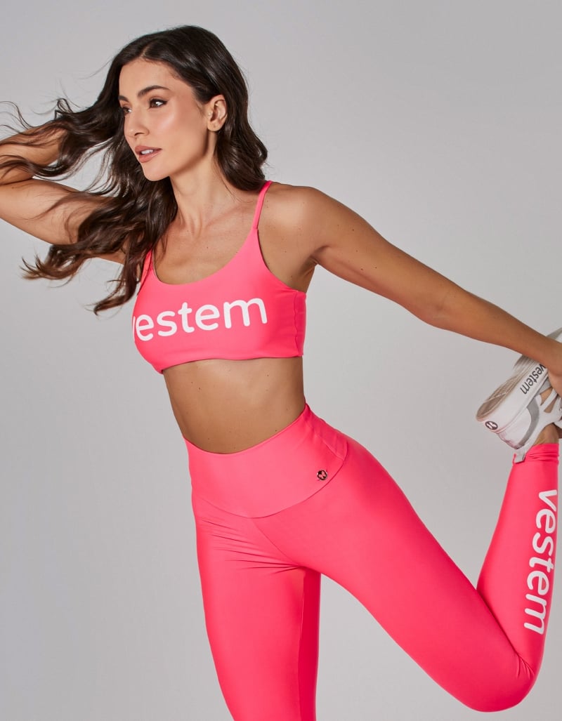 Vestem - Medium Support Top Ambassadors Pink Pitaya - TOP1154.ESS.C0554 Vestem - Medium Support Top Ambassadors Pink Pitaya - TOP1154.ESS.C0554