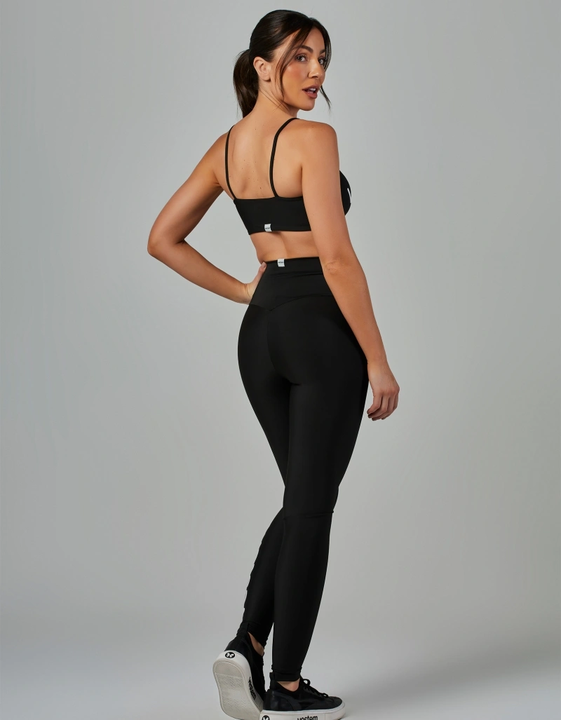 Vestem - Black Ambassadors Support Mid-Rise Top - TOP1154.ESS.C0002