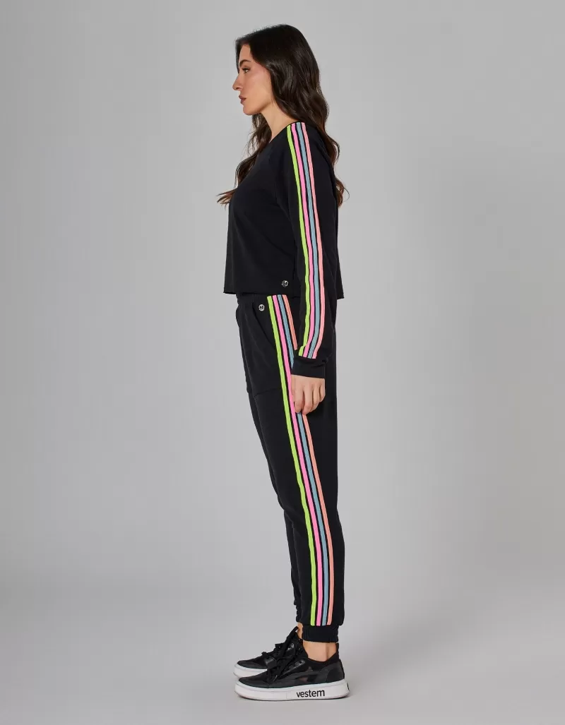 Vestem - Black Aviator Blouse Set - CJ65.I25.C0002