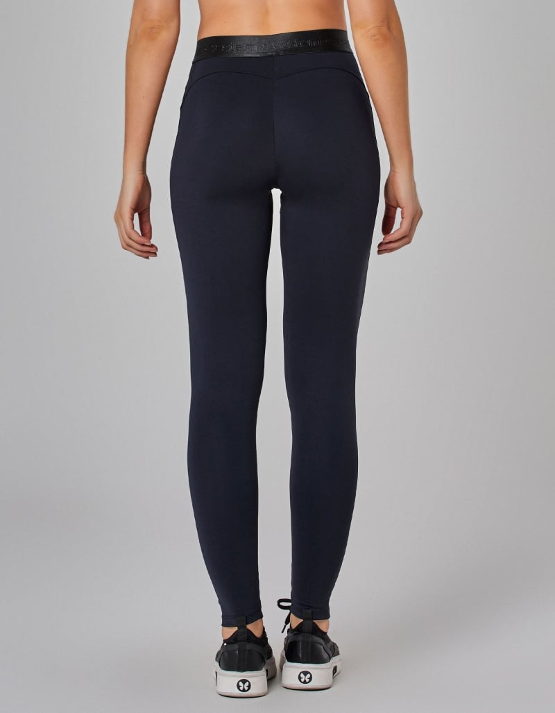 Vestem - Black Core Wrap-Around Waistband Leggings - FS1457.I25.C0002 Vestem - Black Core Wrap-Around Waistband Leggings - FS1457.I25.C0002