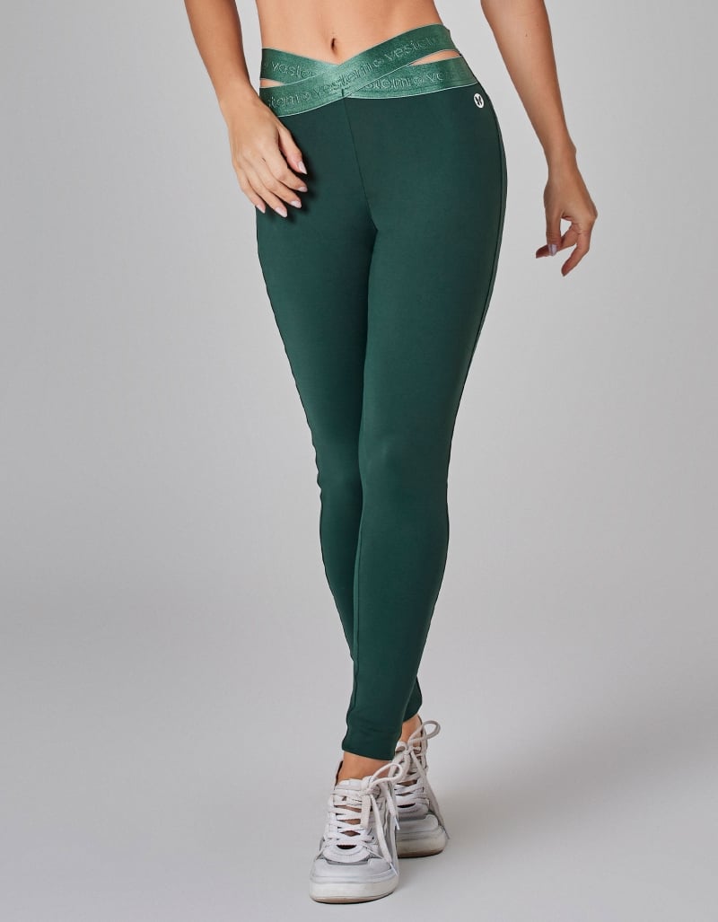 Vestem - Legging Legging Wrap Around Waistband Core Green Eden - FS1457.I25.C0512