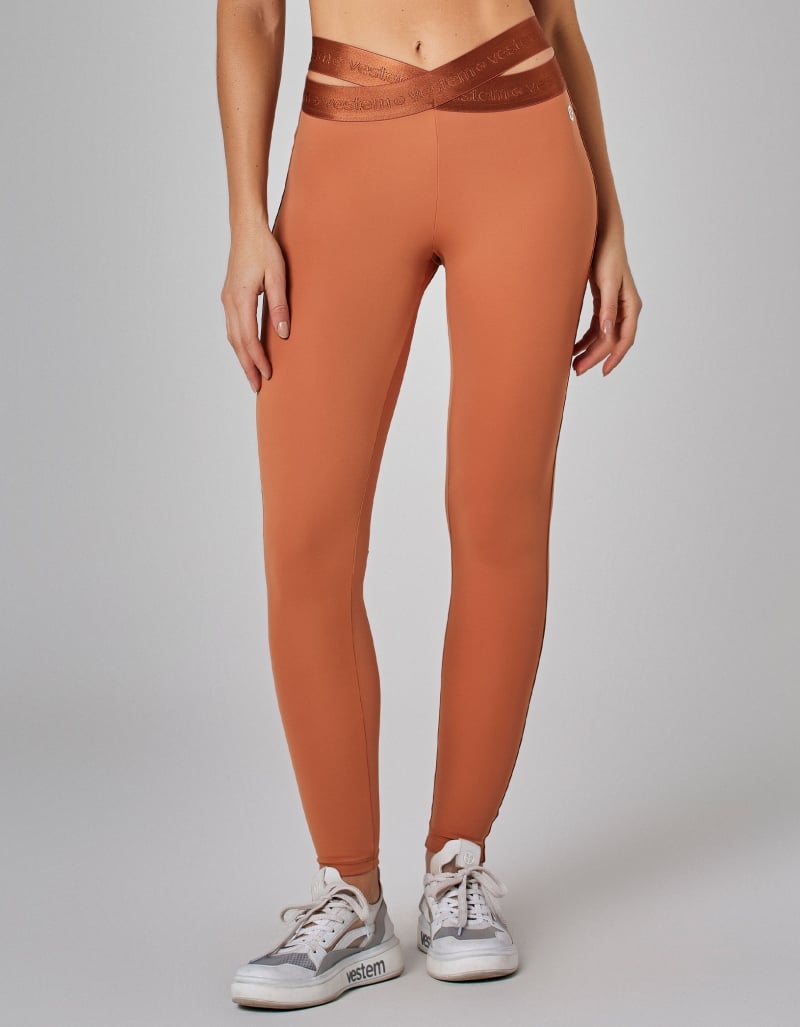 Vestem - Legging Legging Wrap Around Waistband Core Brown Cognac - FS1457.I25.C0552