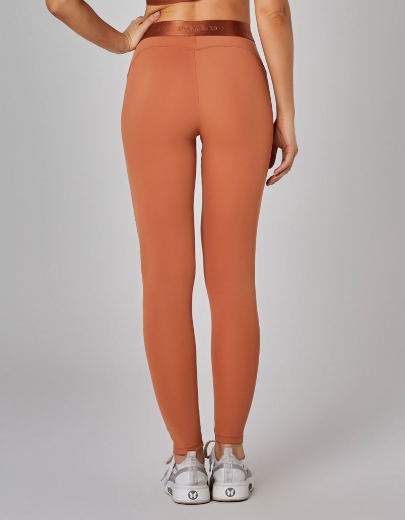 Vestem - Legging Legging Wrap Around Waistband Core Brown Cognac - FS1457.I25.C0552 Vestem - Legging Legging Wrap Around Waistband Core Brown Cognac - FS1457.I25.C0552
