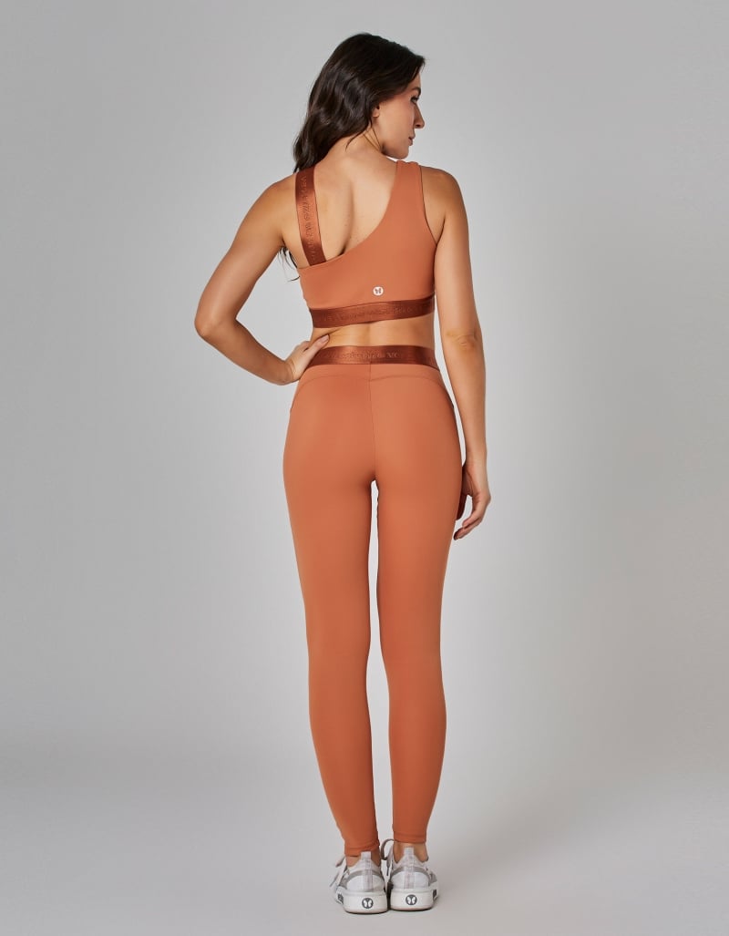 Vestem - Legging Legging Wrap Around Waistband Core Brown Cognac - FS1457.I25.C0552 Vestem - Legging Legging Wrap Around Waistband Core Brown Cognac - FS1457.I25.C0552