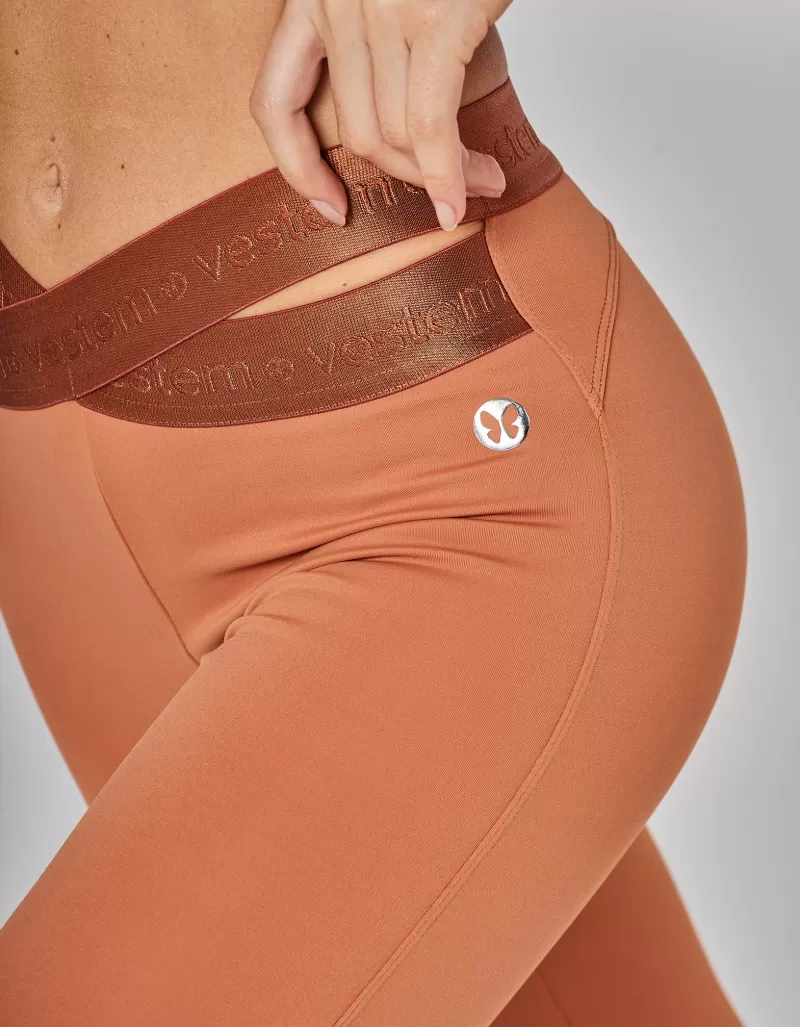 Vestem - Legging Legging Wrap Around Waistband Core Brown Cognac - FS1457.I25.C0552