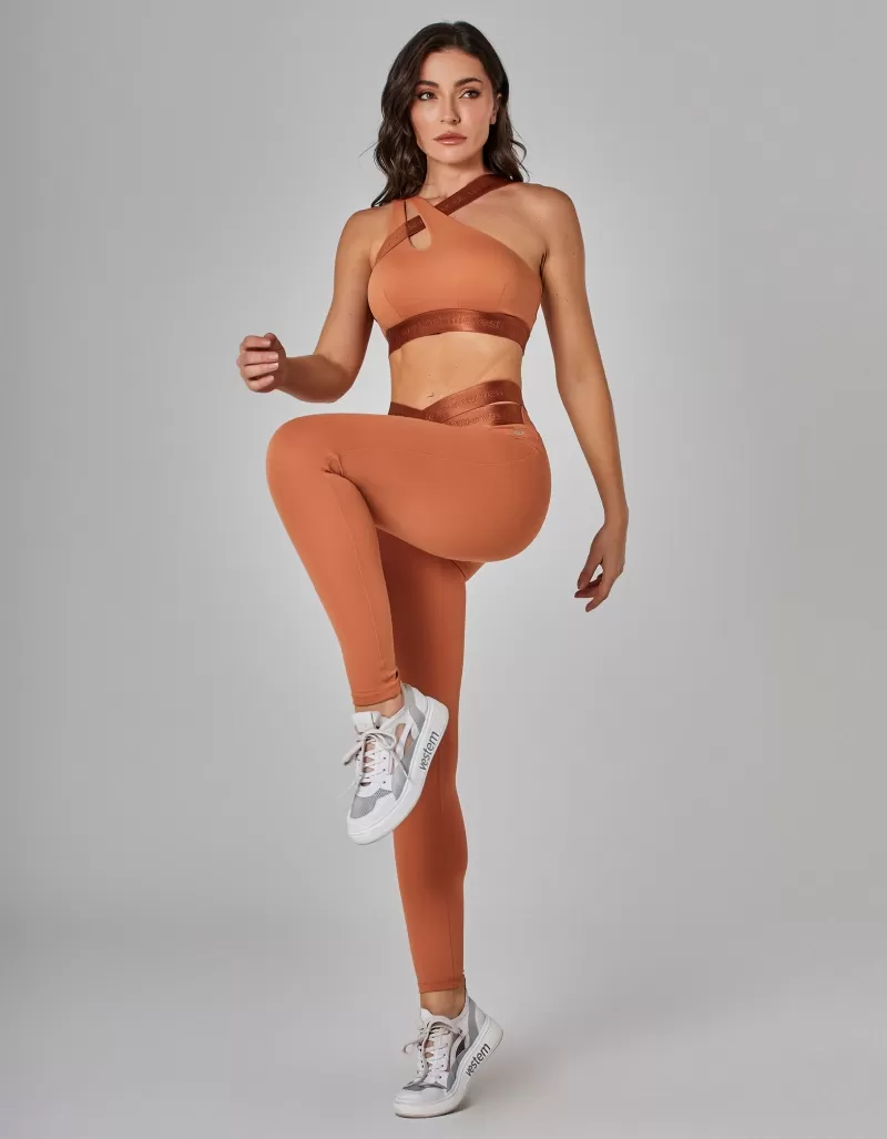 Vestem - Legging Legging Wrap Around Waistband Core Brown Cognac - FS1457.I25.C0552