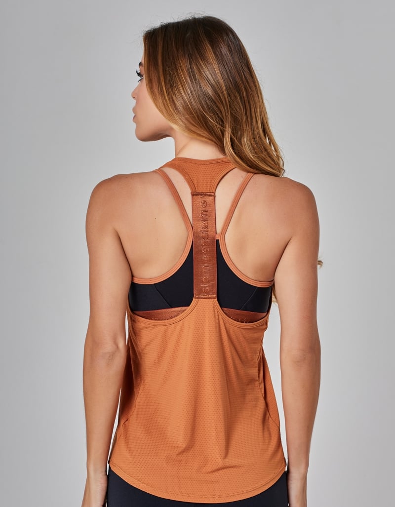 Vestem - Dry Fit Prime Tank Shirt Cognac Brown - REG792.I25.C0552 Vestem - Dry Fit Prime Tank Shirt Cognac Brown - REG792.I25.C0552