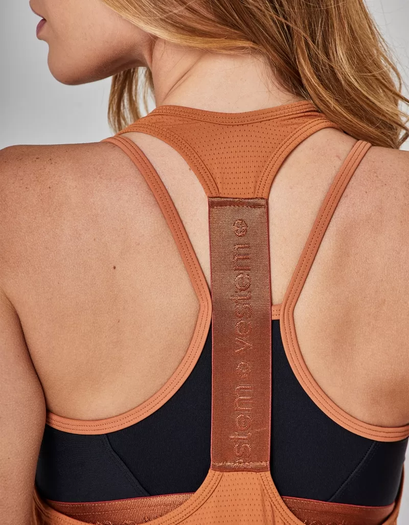 Vestem - Dry Fit Prime Tank Shirt Cognac Brown - REG792.I25.C0552