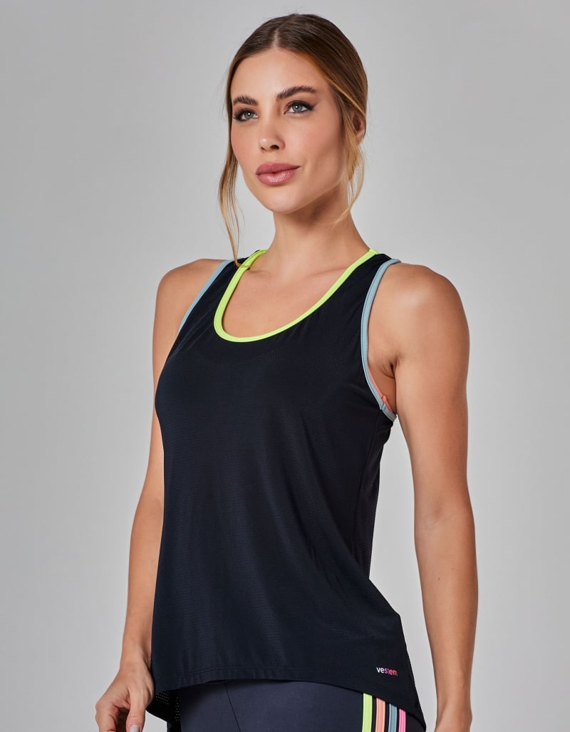 Vestem - Tank Shirt Dry Fit Aviator Black - REG814.I25.C0002
