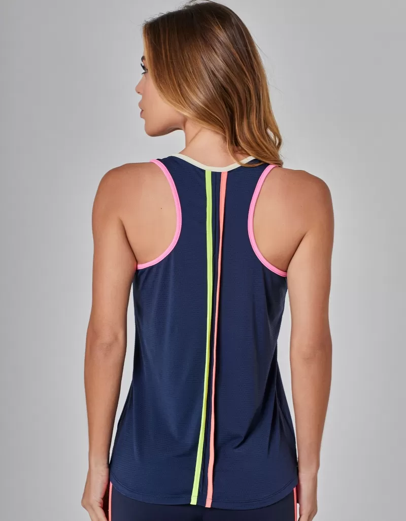 Vestem - Dry Fit Aviator Tank Shirt Dark Navy - REG814.I25.C0173