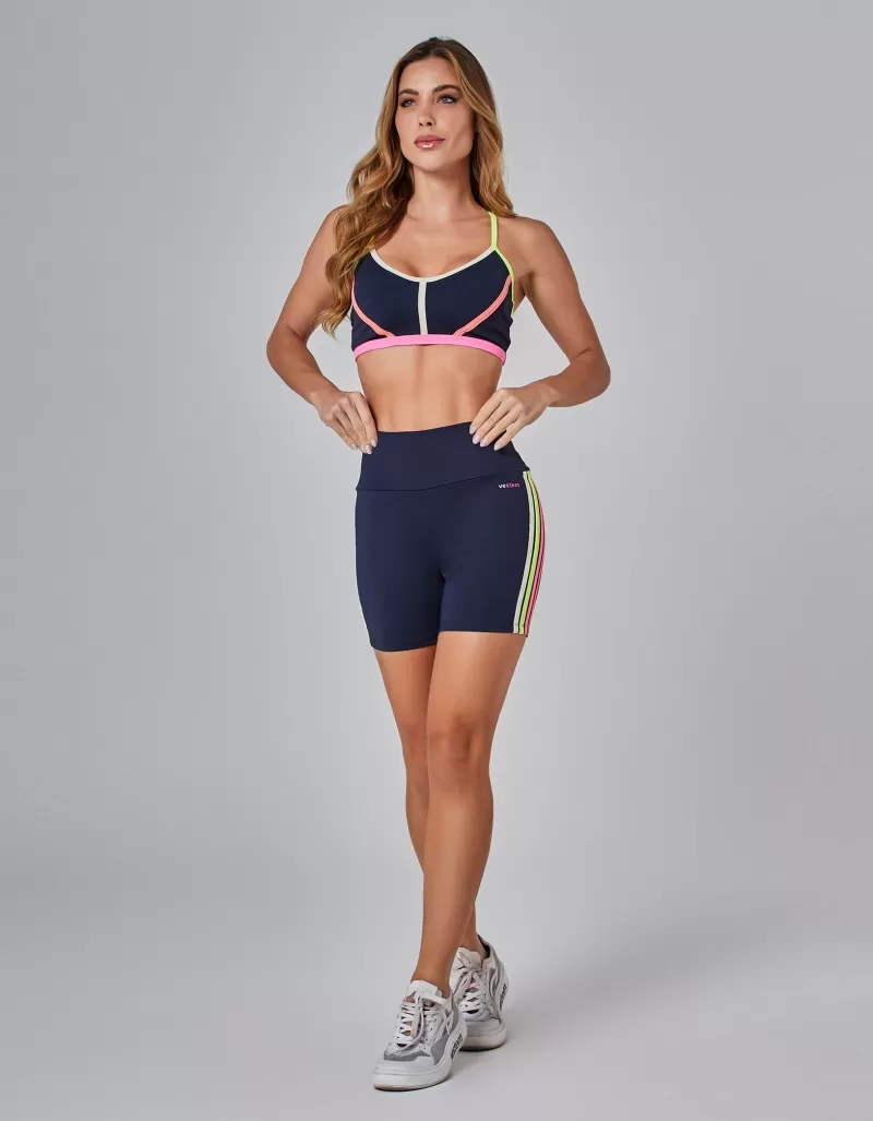 Vestem - Dark Navy Aviator Shorts - SH680.I25.C0173