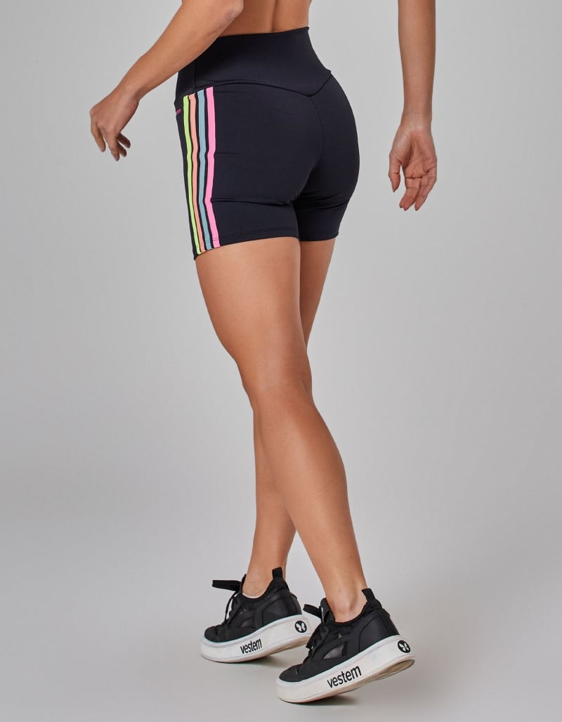 Vestem - Black Aviator Shorts - SH680.I25.C0002 Vestem - Black Aviator Shorts - SH680.I25.C0002