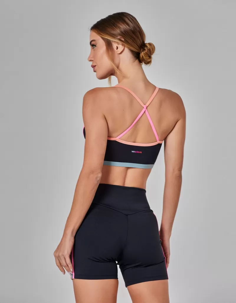 Vestem - Black Aviator Shorts - SH680.I25.C0002