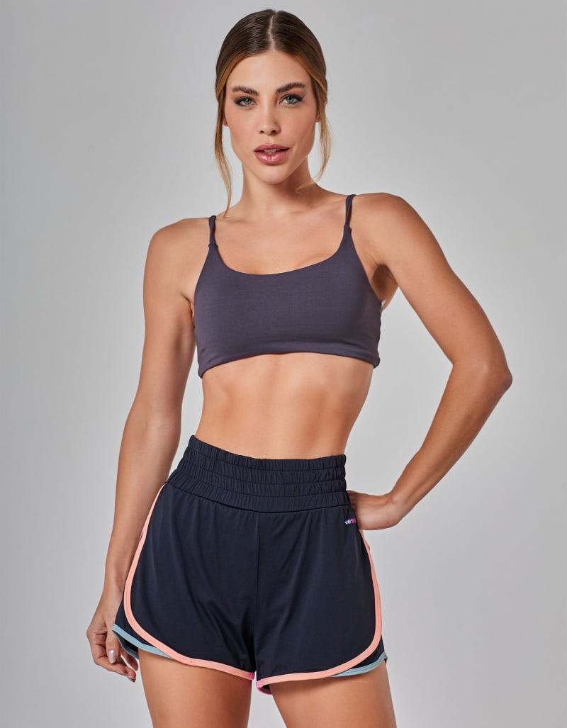 Vestem - Black Aviator Running Shorts - SHR661.I25.C0002 Vestem - Black Aviator Running Shorts - SHR661.I25.C0002