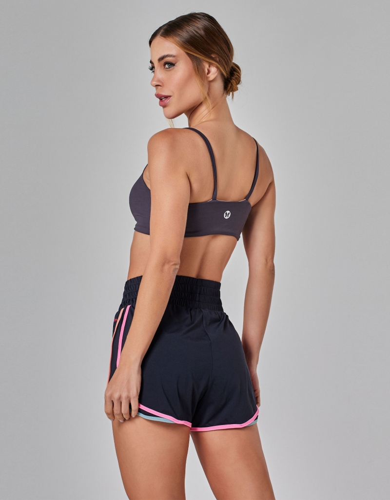 Vestem - Black Aviator Running Shorts - SHR661.I25.C0002 Vestem - Black Aviator Running Shorts - SHR661.I25.C0002
