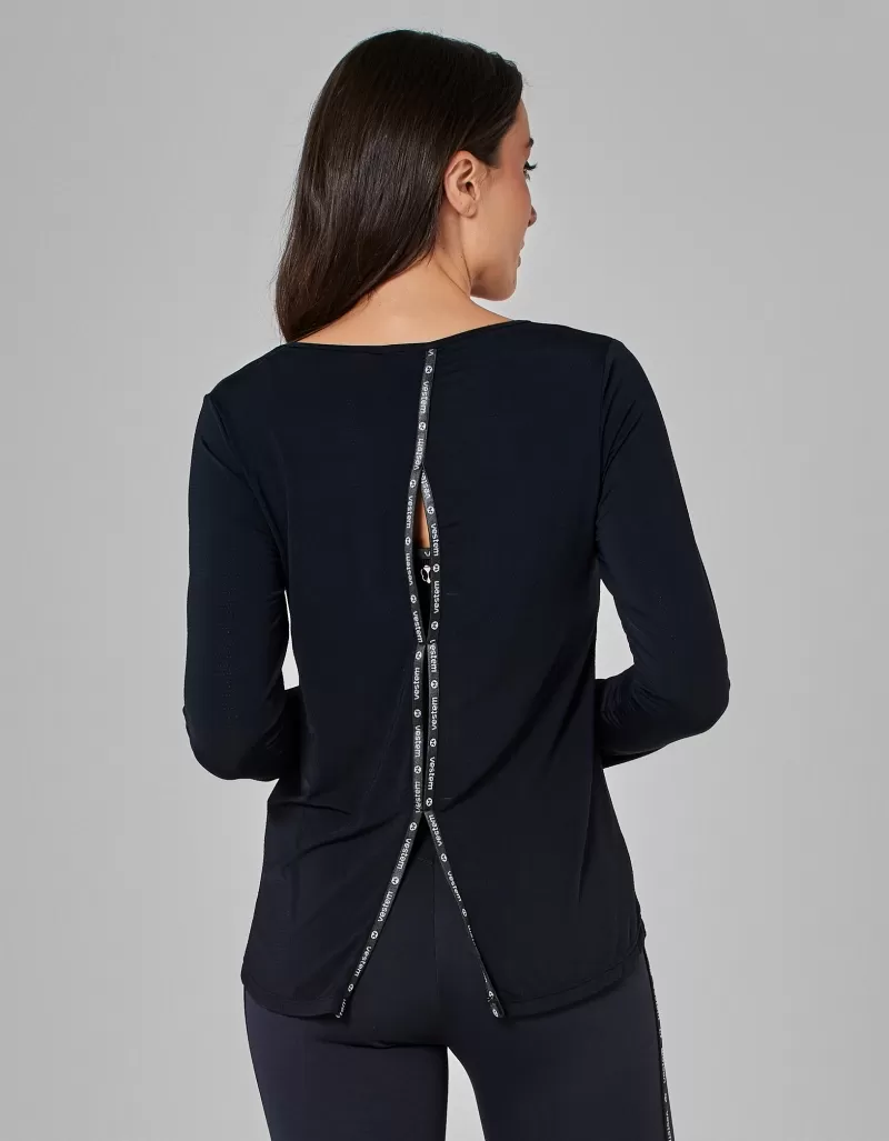 Vestem - Dry Fit Hype Long Sleeve Shirt Black - BML475.I25.C0002