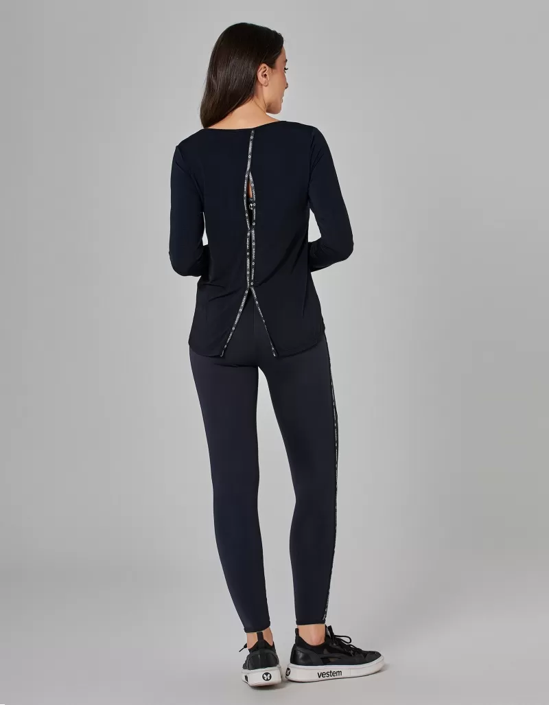 Vestem - Dry Fit Hype Long Sleeve Shirt Black - BML475.I25.C0002