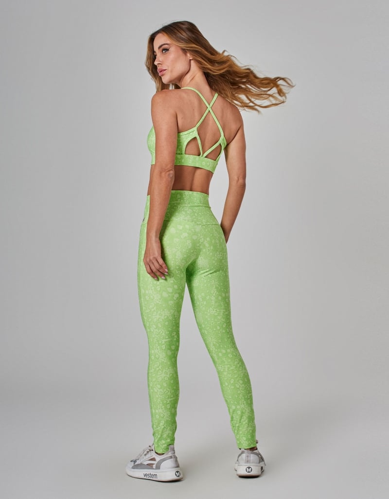 Vestem - Menta Sculpting Bass Jaguar Legging - FS1456.I25.E1307.I25 Vestem - Menta Sculpting Bass Jaguar Legging - FS1456.I25.E1307.I25