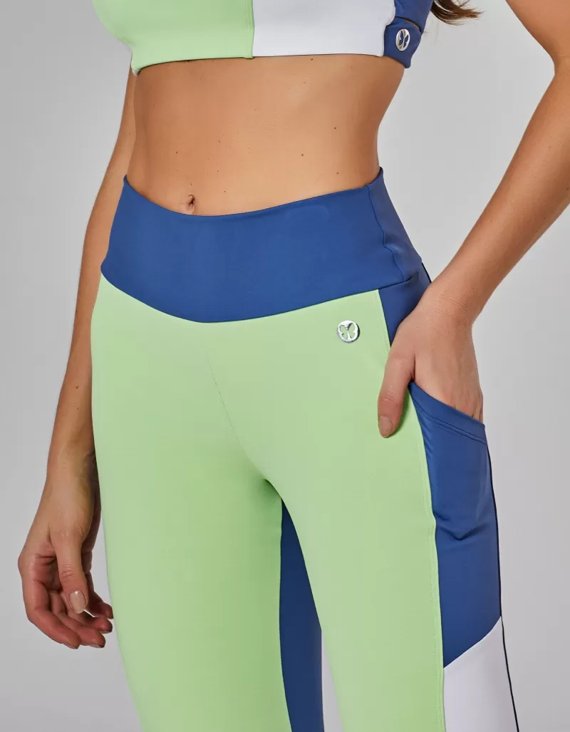 Vestem - Legging legging tricolor Trek blue jeans and mint - FS1477.I25.C0557