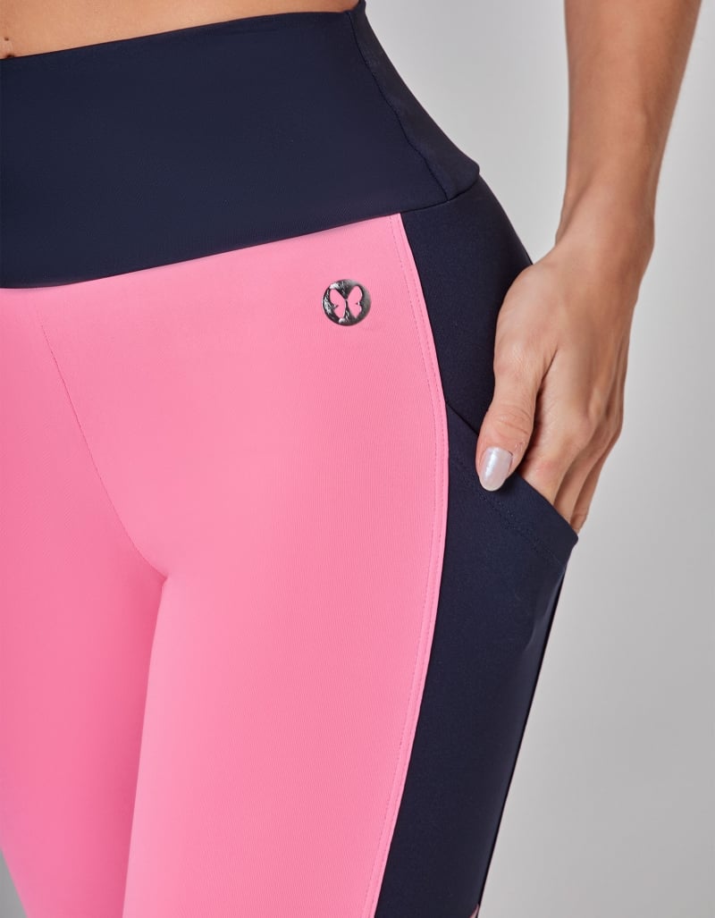 Vestem - Legging legging Tricolor Trek Dark Navy and Aurora Pink - FS1477.I25.C0558 Vestem - Legging legging Tricolor Trek Dark Navy and Aurora Pink - FS1477.I25.C0558