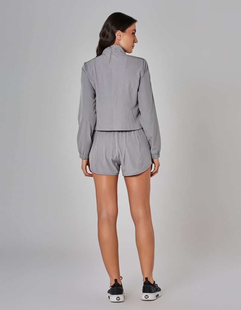 Vestem - Medium Grey Blend Cropped Jacket - JAC250.I25.C0531 Vestem - Medium Grey Blend Cropped Jacket - JAC250.I25.C0531