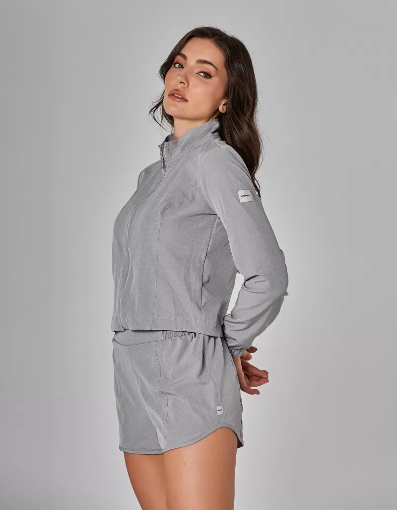 Vestem - Medium Grey Blend Cropped Jacket - JAC250.I25.C0531