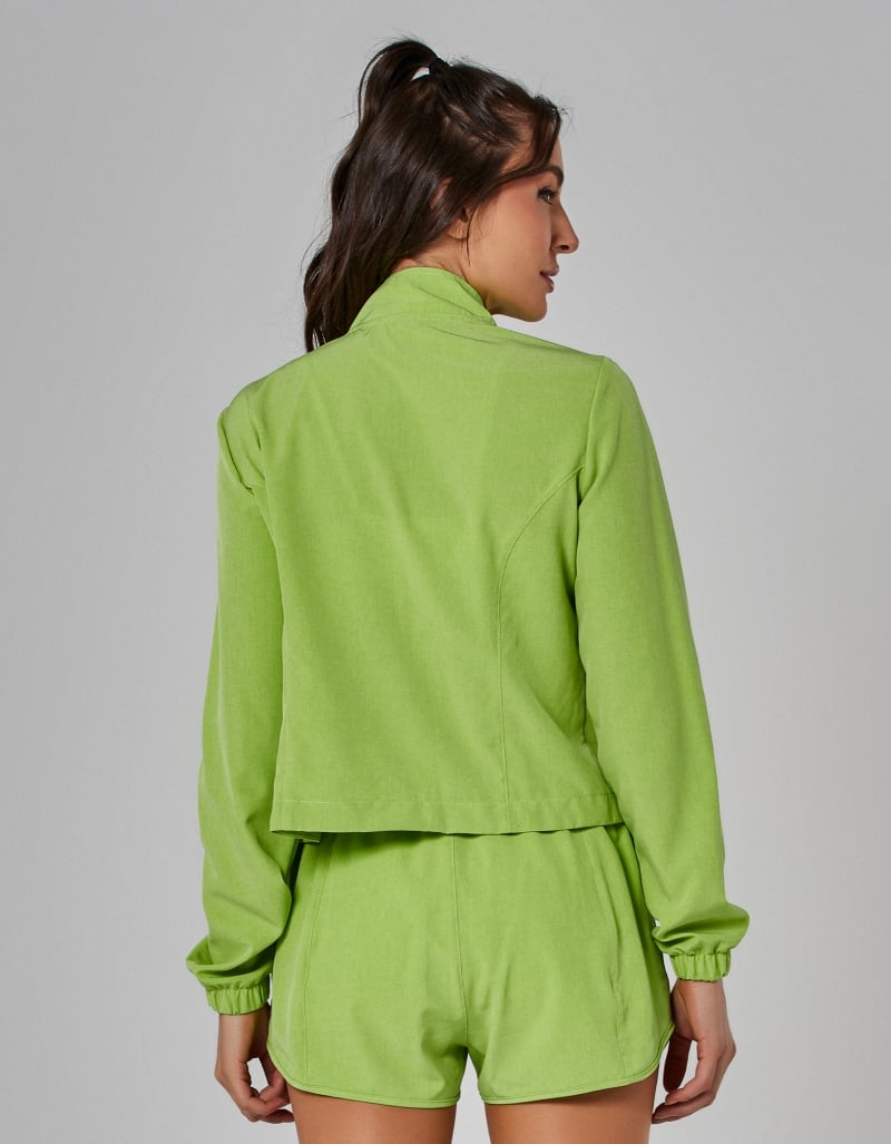 Vestem - Mint Green Blend Cropped Jacket - JAC250.I25.C0280 Vestem - Mint Green Blend Cropped Jacket - JAC250.I25.C0280