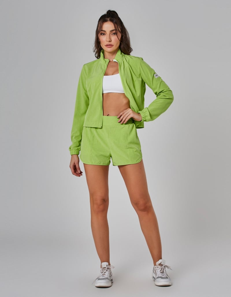Vestem - Mint Green Blend Cropped Jacket - JAC250.I25.C0280 Vestem - Mint Green Blend Cropped Jacket - JAC250.I25.C0280