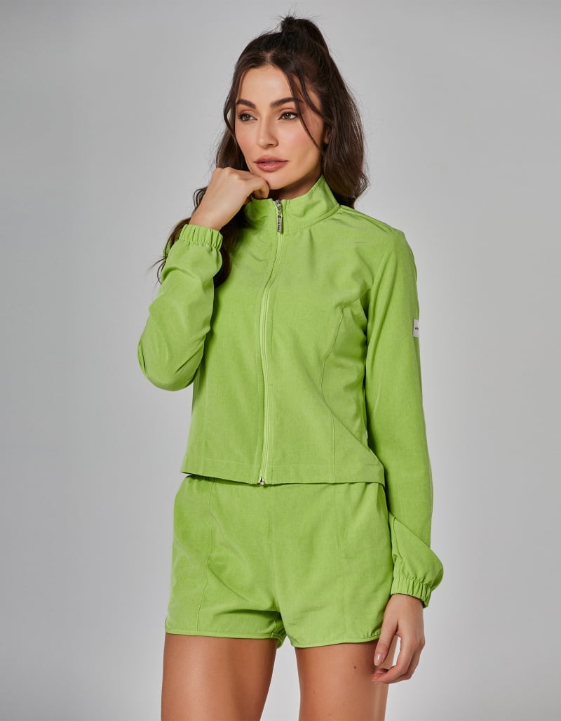 Vestem - Mint Green Blend Cropped Jacket - JAC250.I25.C0280 Vestem - Mint Green Blend Cropped Jacket - JAC250.I25.C0280
