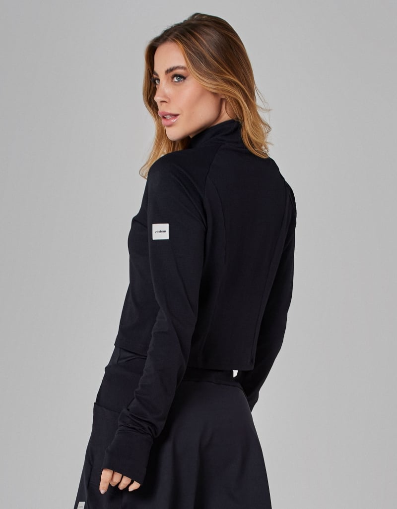 Vestem - Jaqueta Cropped Flow Preto - JAC253.I25.C0002 Vestem - Jaqueta Cropped Flow Preto - JAC253.I25.C0002
