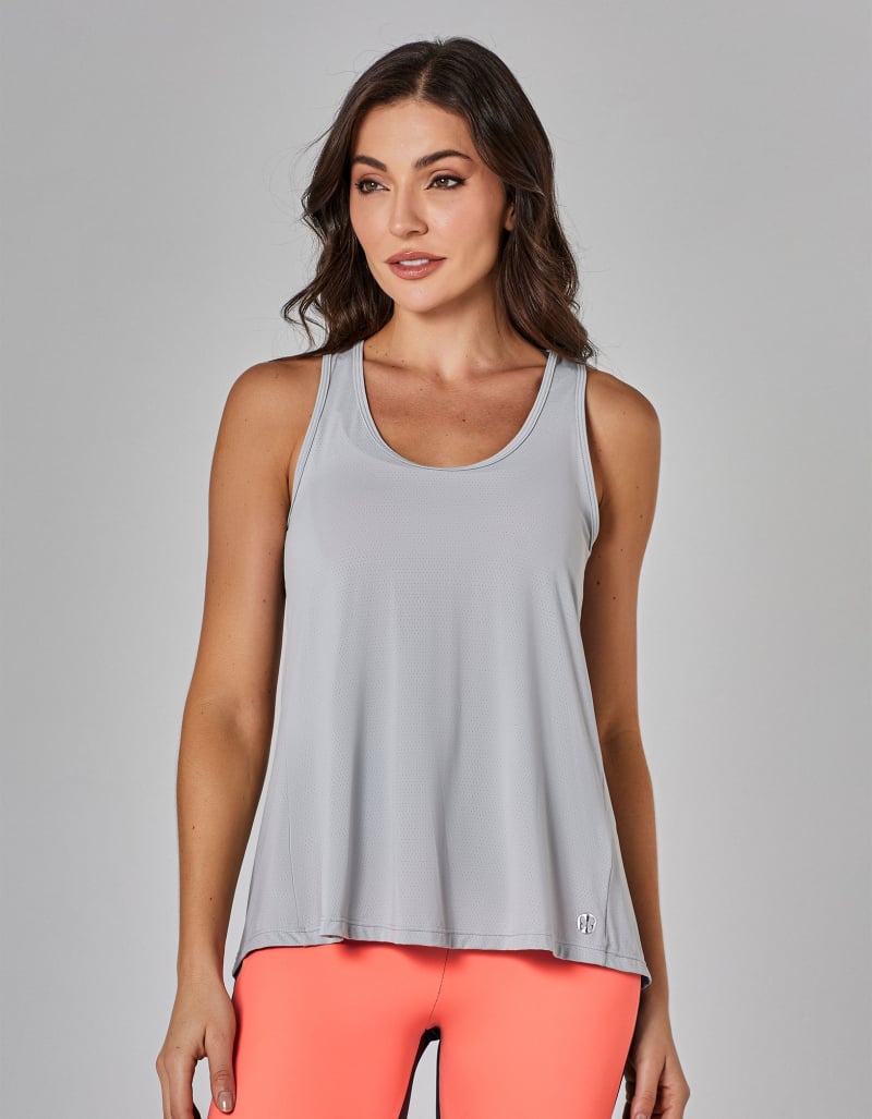 Vestem - Delmar Tank Shirt Medium Grey - REG12.ESS.C0531