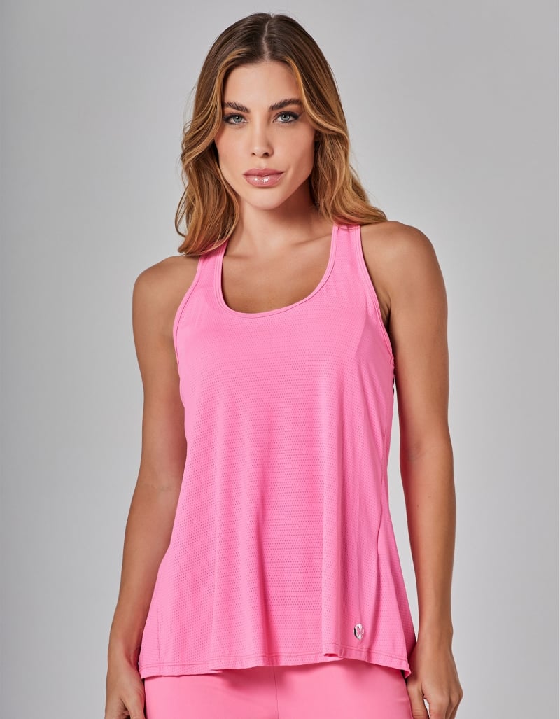 Vestem - Delmar Tank Shirt Pink Aurora - REG12.ESS.C0526