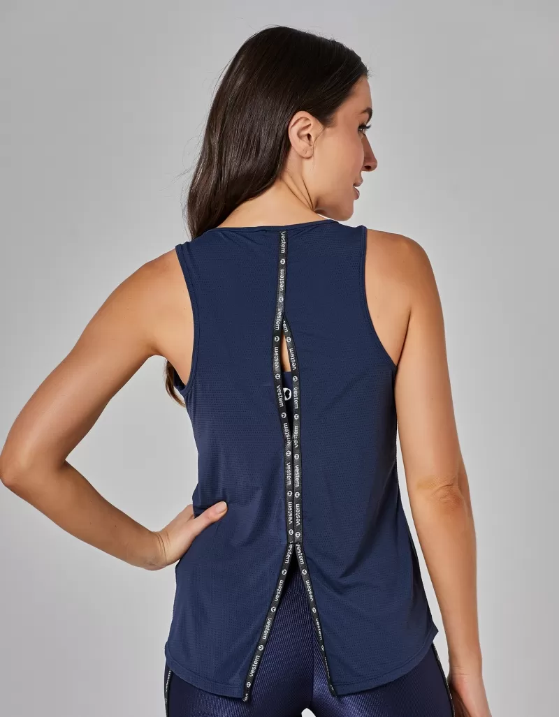 Vestem - Hype Dry Fit Tank Shirt Dark Navy - REG812.I25.C0173