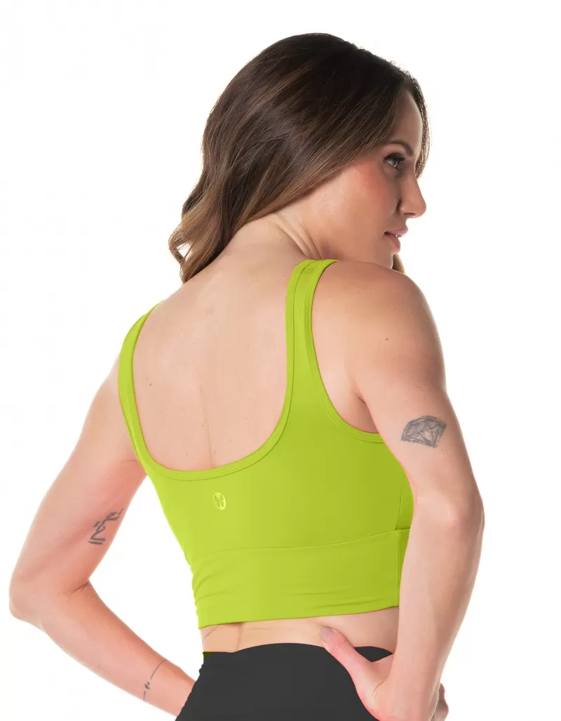 Vestem - Margot Neon Green Crop Top - TOP1034.ESS.C0041 Vestem - Margot Neon Green Crop Top - TOP1034.ESS.C0041