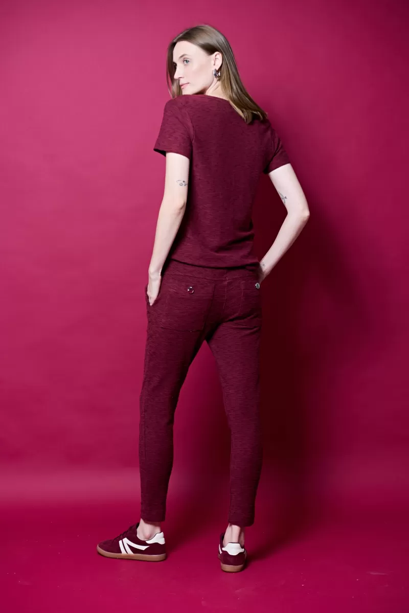 Hidrogênio - SHORT SLEEVE T-SHIRT WINE SWEATSHIRT - 18455043 Hidrogênio - SHORT SLEEVE T-SHIRT WINE SWEATSHIRT - 18455043