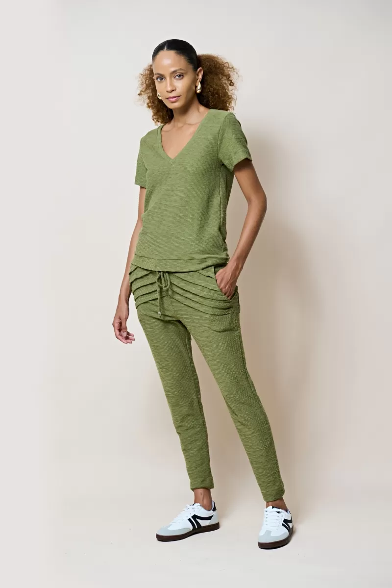 Hidrogênio - MOSS GREEN SHORT SLEEVE SWEATSHIRT - 18455046 Hidrogênio - MOSS GREEN SHORT SLEEVE SWEATSHIRT - 18455046
