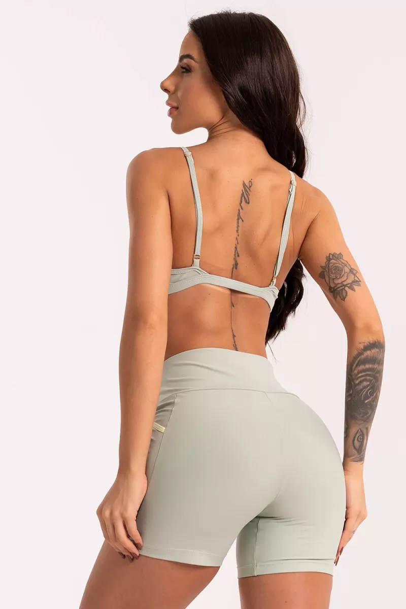 ZNG - LUANE GREEN SHORTS - SHO241 ZNG - LUANE GREEN SHORTS - SHO241