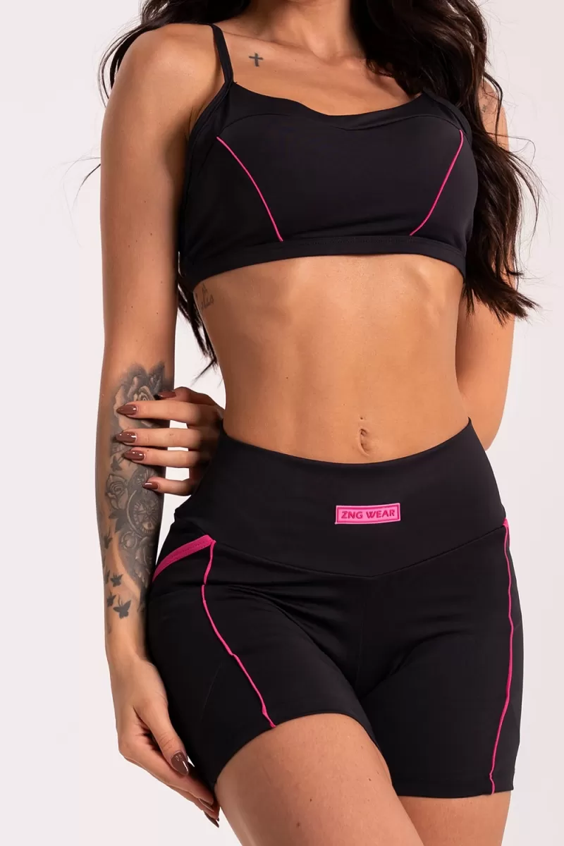 ZNG - LUANE BLACK SHORTS - SHO242 ZNG - LUANE BLACK SHORTS - SHO242