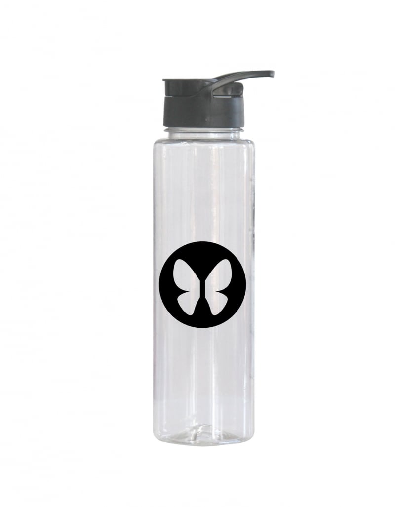 Vestem - Crystal Bottle with Colored Lid 600ml Black - GAR01.C0002 Vestem - Crystal Bottle with Colored Lid 600ml Black - GAR01.C0002